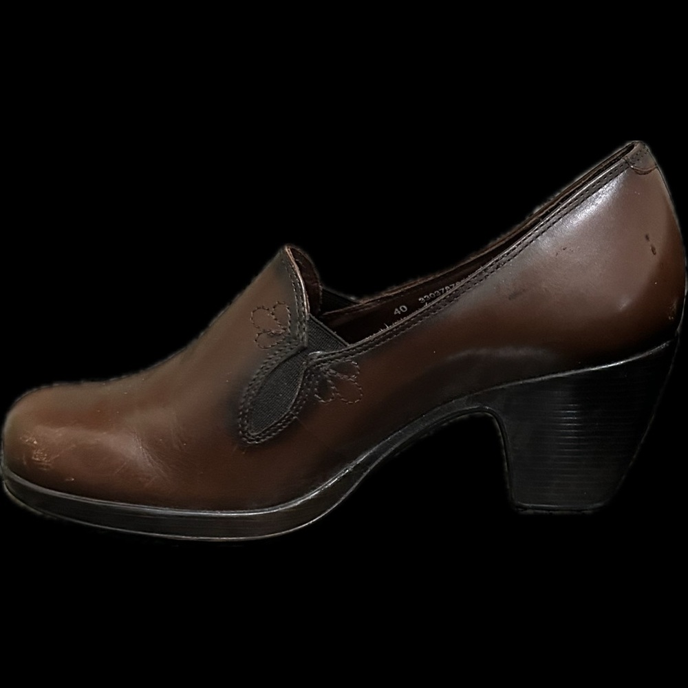 LIKE NEW! Dansko Elegant Brown Women's Heeled Shoes Clogs EU 40 9-9.5 US Nursing